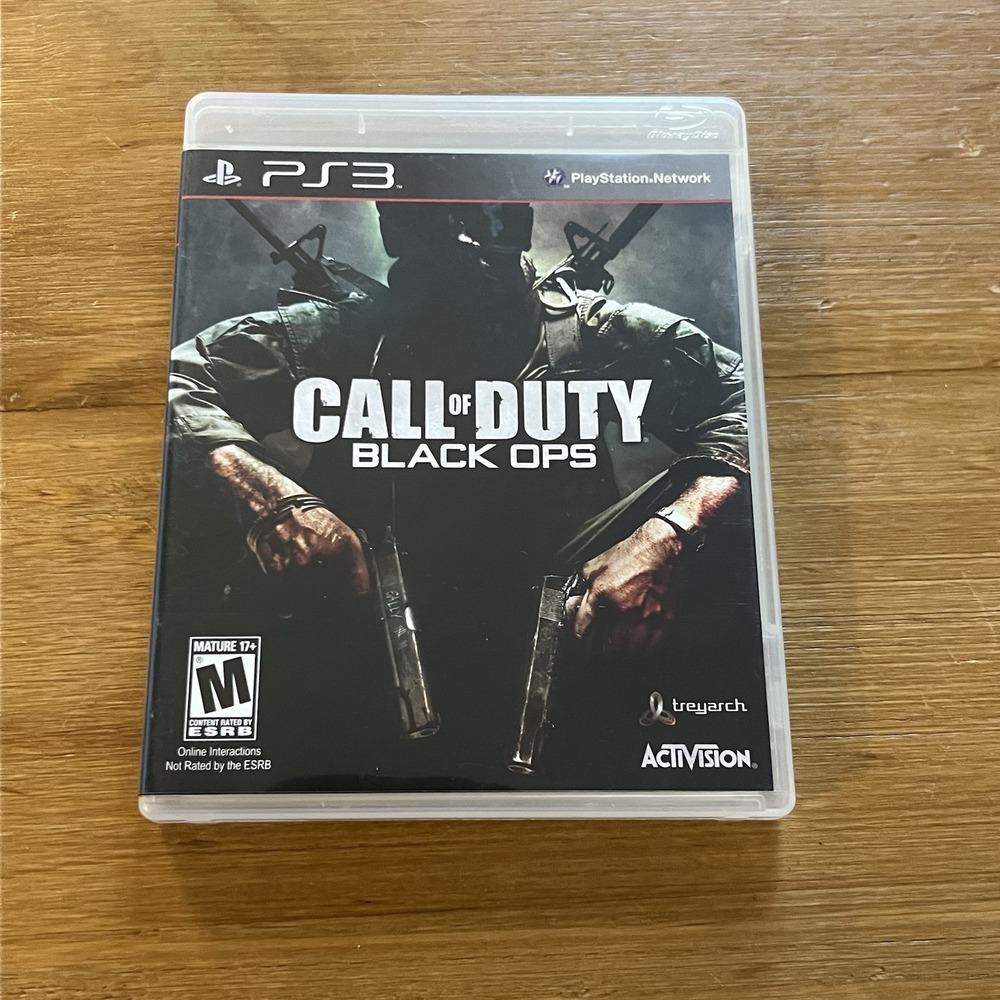 Call of Duty Black Ops PS3 PlayStation 3 Complete with Case Rated M